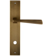 Дверная ручка на планке Extreza Hi-Tech DIA 118 PL11-WC-96 матовая бронза F03