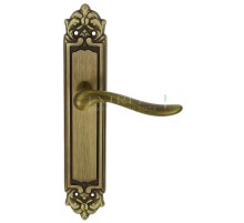 Дверная ручка Extreza TOLEDO (Толедо) 323 на планке PL02 матовая бронза F03