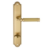Дверная ручка на планке Extreza BENITO-PL03-WC-96-F07 (BENITO 307) матовая латунь глянец