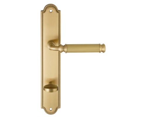 Дверная ручка на планке Extreza BENITO-PL03-WC-96-F07 (BENITO 307) матовая латунь глянец