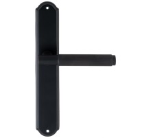 Дверная ручка на планке Extreza Classic TUBA 126 PL01 черный матовый F22