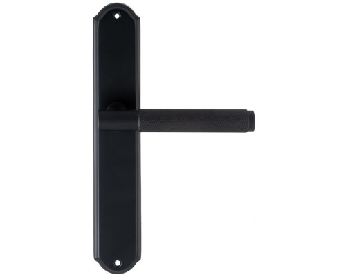 Дверная ручка на планке Extreza Classic TUBA 126 PL01 черный матовый F22