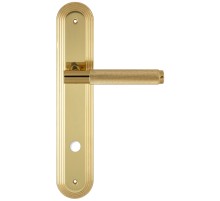 Дверная ручка на планке под WC Extreza Classic TUBA 126 PL05-WC-96 полированная латунь F01