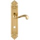 Дверная ручка на планке Extreza BERTA-PL02-WC-96-F01 (BERTA 312) полированная латунь
