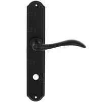 Дверная ручка на планке Extreza AGATA-PL01-WC96-F22 (AGATA 310) черный матовый