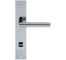 Дверная ручка на планке Extreza ODA-PL11-WC96-F04 (ODA 133) полированный хром