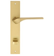 Дверная ручка на планке Extreza AURA 134 PL13-WC-96 матовая латунь F02