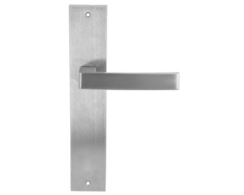 Дверная ручка на планке Extreza ENZO-PL11-F05 (ENZO 117) матовый хром Дверная ручка на планке Extreza ENZO-PL11-F05 (ENZO 117) матовый хром