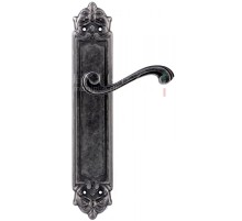 Ручка Extreza LINA 313 на планке PL02 Античное серебро F45