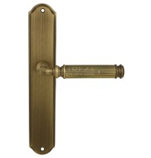 Дверная ручка на планке Extreza BENITO-PL01-F03 (BENITO 307) матовая бронза