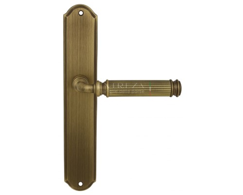 Дверная ручка на планке Extreza BENITO-PL01-F03 (BENITO 307) матовая бронза Дверная ручка на планке Extreza BENITO-PL01-F03 (BENITO 307) матовая бронза