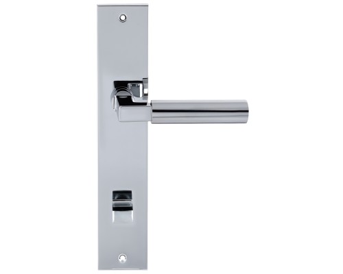 Дверная ручка на планке под фиксатор Extreza STEM-PL11-WC-96-F04 (STEM 135) полированный хром Дверная ручка на планке под фиксатор Extreza STEM-PL11-WC-96-F04 (STEM 135) полированный хром