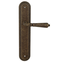 Дверная ручка на планке Extreza Classic PETRA 304 PL05 античная бронза F23
