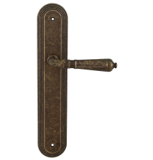 Дверная ручка на планке Extreza Classic PETRA 304 PL05 античная бронза F23