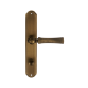 Дверная ручка на планке Extreza DEZI 309 PL01-WC-96-F03 матовая бронза