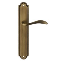 Дверная ручка на планке Extreza FLEXA-PL03-F03 (FLEXA 335) матовая бронза