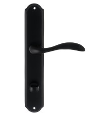 Дверная ручка на планке Extreza FLEXA-PL01-WC-96-F22 (FLEXA 335) черный матовый