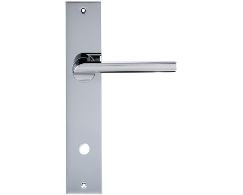 Дверная ручка на планке Extreza Hi-Tech SANTA 128 PL11-WC-96 полированный хром F04