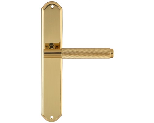 Дверная ручка на планке Extreza Classic TUBA 126 PL01 полированная латунь F01