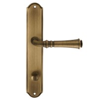 Дверная ручка на планке Extreza CANNA 327 PL01-WC-96 матовая бронза F03