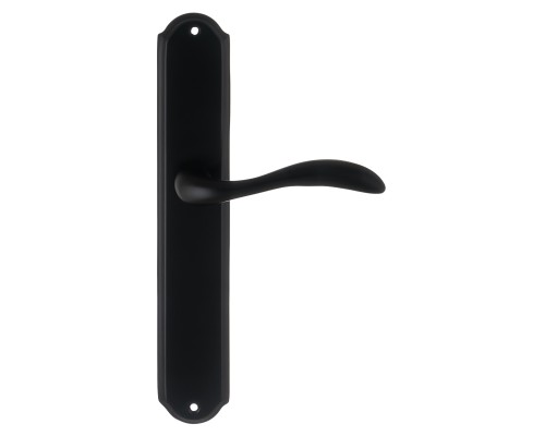 Дверная ручка на планке Extreza FLEXA-PL01-F22 (FLEXA 335) черный матовый Дверная ручка на планке Extreza FLEXA-PL01-F22 (FLEXA 335) черный матовый