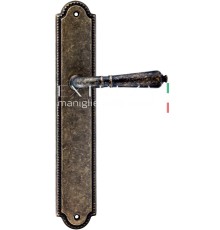 Дверная ручка на планке Extreza Classic PETRA 304 PL03 античная бронза F23