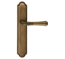 Дверная ручка на планке Extreza CANNA 327 PL03 матовая бронза F03