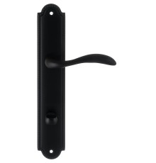 Дверная ручка на планке Extreza FLEXA-PL03-WC-96-F22 (FLEXA 335) черный матовый
