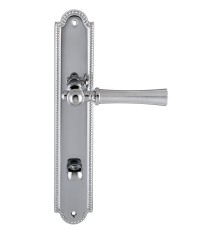 Дверная ручка на планке Extreza DEZI 309 PL03-WC-96-F05-F04 матовый хром / хром / планка хром
