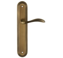 Дверная ручка на планке Extreza FLEXA-PL05-F03 (FLEXA 335) матовая бронза