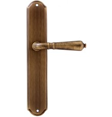 Дверная ручка на планке Extreza Classic PETRA 304 PL01 матовая бронза F03
