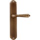 Дверная ручка на планке Extreza Classic PETRA 304 PL01 матовая бронза F03