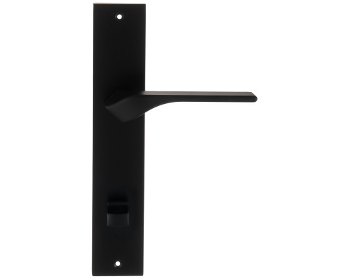 Дверная ручка на планке Extreza AURA-PL11-WC-F22 (AURA 134) черный матовый