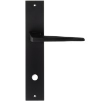 Дверная ручка на планке Extreza Hi-Tech ALIOT 129 PL11-WC-96 черный матовый F22
