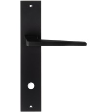 Дверная ручка на планке Extreza Hi-Tech ALIOT 129 PL11-WC-96 черный матовый F22