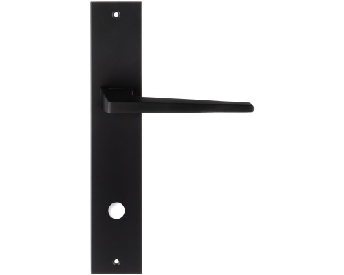 Дверная ручка на планке Extreza Hi-Tech ALIOT 129 PL11-WC-96 черный матовый F22