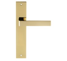 Дверная ручка на планке Extreza ENZO-PL13-PVD-F06 (ENZO 117) полированная латунь PVD