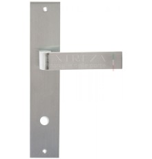 Дверная ручка Extreza Hi-Tech SOUND (Саунд) 106 на планке PL11 матовый хром F05 сантехническая завертка WC