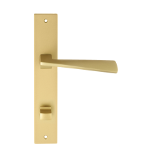 Дверная ручка на планке Extreza Hi-Tech DIA 118 PL13-WC-96 матовая латунь F02