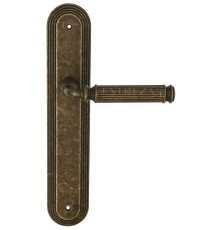 Дверная ручка на планке Extreza BENITO-PL05-F23 (BENITO 307) античная бронза