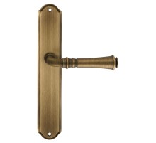 Дверная ручка на планке Extreza CANNA 327 PL01 матовая бронза F03