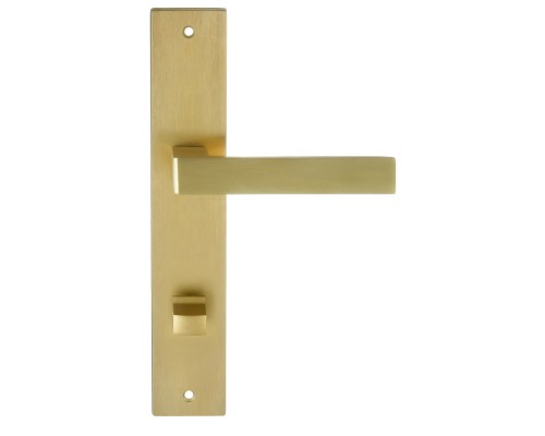 Дверная ручка на планке Extreza ENZO-PL13-WC96-PVD-F08 (ENZO 117) матовая латунь PVD