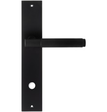 Дверная ручка на планке Extreza Hi-Tech TUBA 126 PL11-WC-96 черный матовый F22