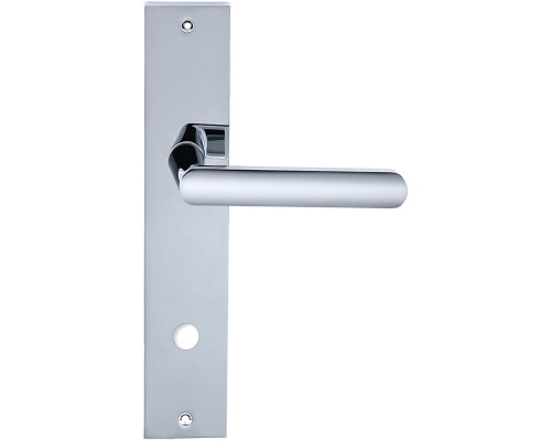 Дверная ручка на планке Extreza Hi-Tech AQUA 113 PL11-WC-96 полированный хром F04 Дверная ручка на планке Extreza Hi-Tech AQUA 113 PL11-WC-96 полированный хром F04
