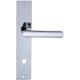 Дверная ручка на планке Extreza Hi-Tech AQUA 113 PL11-WC-96 полированный хром F04