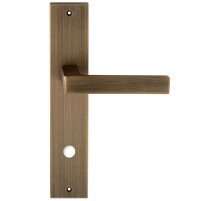 Дверная ручка на планке Extreza ENZO-PL11-WC96-F03 (ENZO 117) матовая бронза