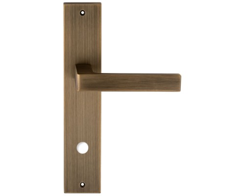 Дверная ручка на планке Extreza ENZO-PL11-WC96-F03 (ENZO 117) матовая бронза Дверная ручка на планке Extreza ENZO-PL11-WC96-F03 (ENZO 117) матовая бронза