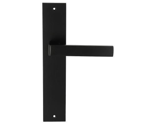Дверная ручка на планке Extreza ENZO-PL11-F22 (ENZO 117) черный матовый Дверная ручка на планке Extreza ENZO-PL11-F22 (ENZO 117) черный матовый