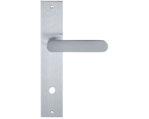Дверная ручка Extreza Hi-tech JEMMA 116 на планке PL11-WC-96 матовый хром F05 Дверная ручка Extreza Hi-tech JEMMA 116 на планке PL11-WC-96 матовый хром F05