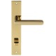 Дверная ручка на планке Extreza Hi-Tech AQUA 113 PL13-WC-96 полированная латунь F06 PVD